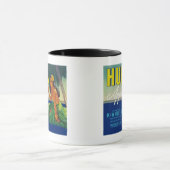 Seattle, WashingtonHula Apple Label Mok (Midden)