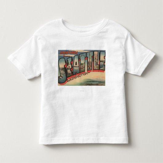 Seattle, WashingtonLarge Letter Scenes 2 Kinder Shirts (Voorkant)