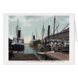 Seattle, WashingtonView of the Dock and Ships