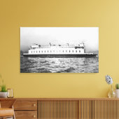 Seattle, WashingtonView of the Elwha Ferry Canvas Afdruk (Insitu (Woonkamer))