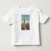Seattle, WASmith Tower Uitzicht & Mt. Rainier Kinder Shirts (Voorkant)