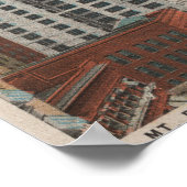 Seattle, WASmith Tower Uitzicht & Mt. Rainier Poster (Hoek)