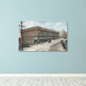 Seattle, WASTweede Avenue Frederick en Nelson Canvas Afdruk (Insitu (Houten vloer))