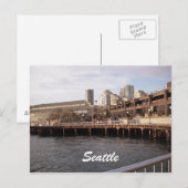 Seattle Waterfront 2009, Seattle Briefkaart (Voorkant / Achterkant)