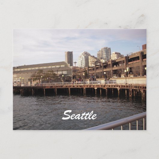 Seattle Waterfront 2009, Seattle Briefkaart (Voorkant)