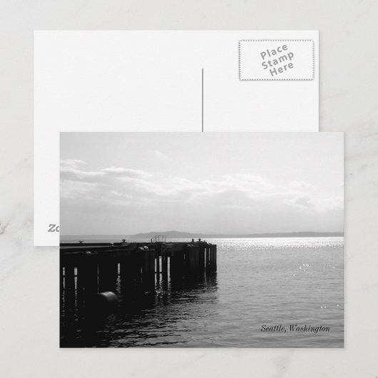 Seattle Waterfront Briefkaart (Voorkant / Achterkant)