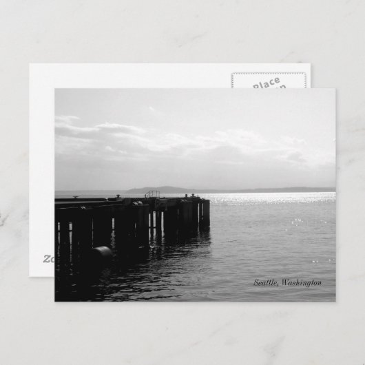 Seattle Waterfront Briefkaart (Voorkant / Achterkant)