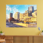 Seattle Waterfront Skyline Canvas Afdruk (Insitu (Woonkamer))