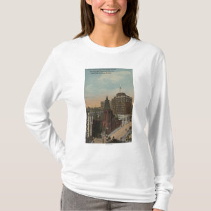 Seattle, WAThird Avenue en University Streets T-shirt