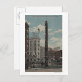 Seattle, WATotem Pole op Pioneer Square Briefkaart (Voorkant / Achterkant)