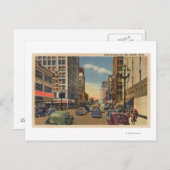 Seattle, WAView of 3rd Ave. en Pike St. Briefkaart (Voorkant / Achterkant)