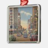 Seattle, WAView of 3rd Ave. en Pike St. Metalen Ornament (Links)