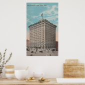 Seattle, WAView van het Washington Hotel Poster (Keuken)