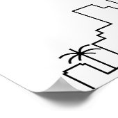 Seattle Wedding | 12 Tabel Zetel Poster (Hoek)