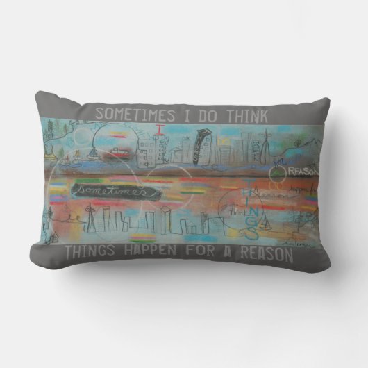 Seattle Wedding Pillow Kussen (Voorkant)