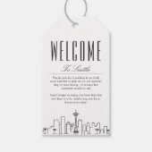 Seattle Wedding | Welkomstberichten — Labels Cadeaulabel (Voorkant)