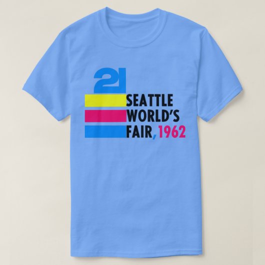 Seattle Wereldtentoonstelling 1962 T-shirt (Design voorkant)
