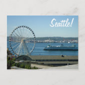 Seattle Wheel & Ferry Briefkaart (Voorkant)