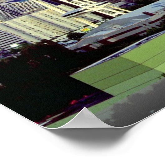 Seattle with Mount Rainier, Washington State, VS Poster (Hoek)