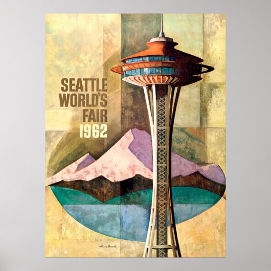 Seattle World's Fair 1962 Vintage Poster (Voorkant)