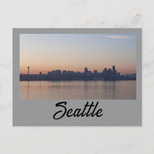 Seattle Zonsopgang Briefkaart (Voorkant)