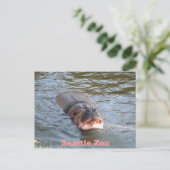 Seattle Zoo Briefkaart (Staand voorkant)