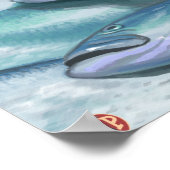 SeattleFish op ijskap op de markt van Pike Poster (Hoek)