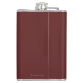 SeattlePike Place Market Sign and Water Uitzicht Heupfles (Achterkant)