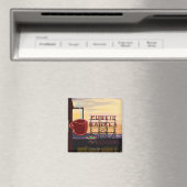 SeattlePike Place Market Sign and Water Uitzicht Magneet (Insitu (Vaatwasser))