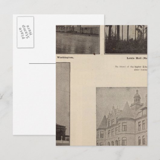 Seattle's onderneming, cultuur briefkaart (Voorkant / Achterkant)