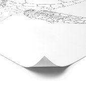 Seaturtle Adult Coloring Poster (Hoek)