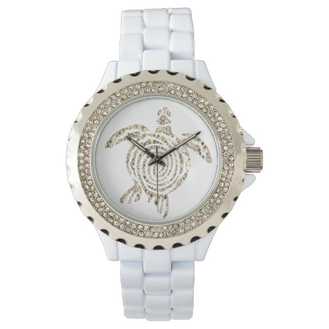 SEATURTLE DECORATIEF TURTUS HORLOGE (Voorkant)