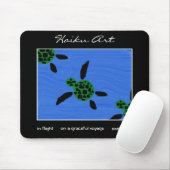Seaturtles Haiku Art Mousepad Muismat (Met muis)
