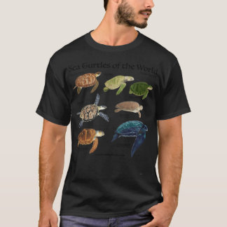 Seaurtles of the World friends T-shirt