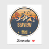 Seaview, Hawaï Sticker (Vel)