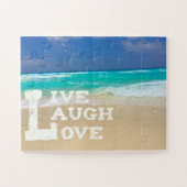 Seaview Live Laugh Love Puzzle Legpuzzel (Horizontaal)