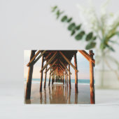 SeaView Pier Briefkaart (Staand voorkant)