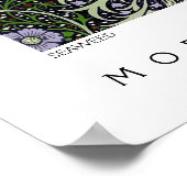 Seaweed Abstract Pattern Morris Co Poster (Hoek)