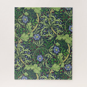 Seaweed art nouveau design van William Morris Legpuzzel