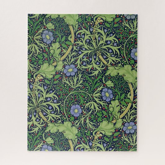 Seaweed art nouveau design van William Morris Legpuzzel (Verticaal)