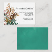 Seaweed Beach Thleding Wedding Accommodations Informatiekaartje (Voorkant / Achterkant)