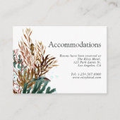 Seaweed Beach Thleding Wedding Accommodations Informatiekaartje (Voorkant)