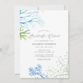 Seaweed Beach Thmed Bachelorette Weekend Kaart (Voorkant)