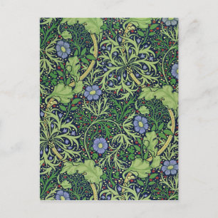Seaweed cobalt thyme - William Morris Briefkaart
