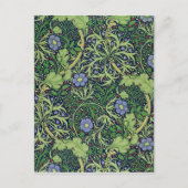 Seaweed cobalt thyme - William Morris Briefkaart (Voorkant)