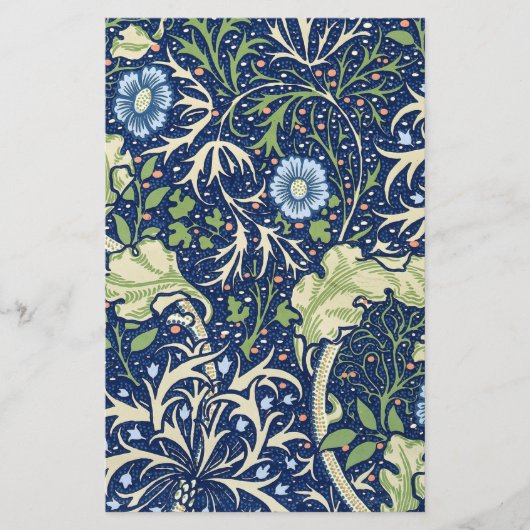 Seaweed (door William Morris) Briefpapier (Voorkant)