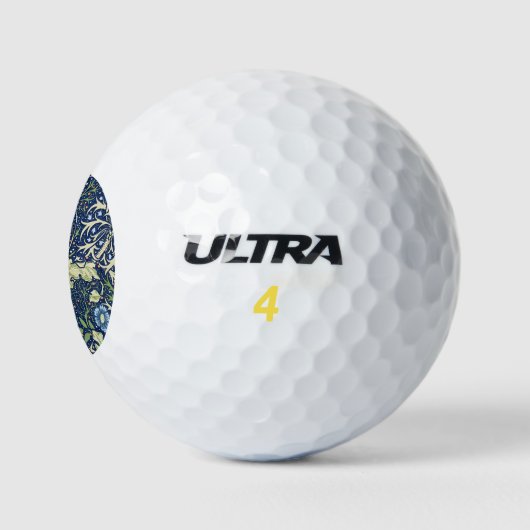 Seaweed (door William Morris) Golfballen (Logo)