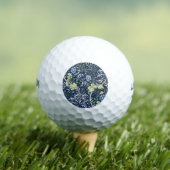 Seaweed (door William Morris) Golfballen (Insitu Shirt)