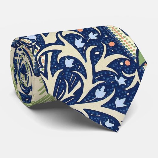 Seaweed (door William Morris) Stropdas (Opgerold)