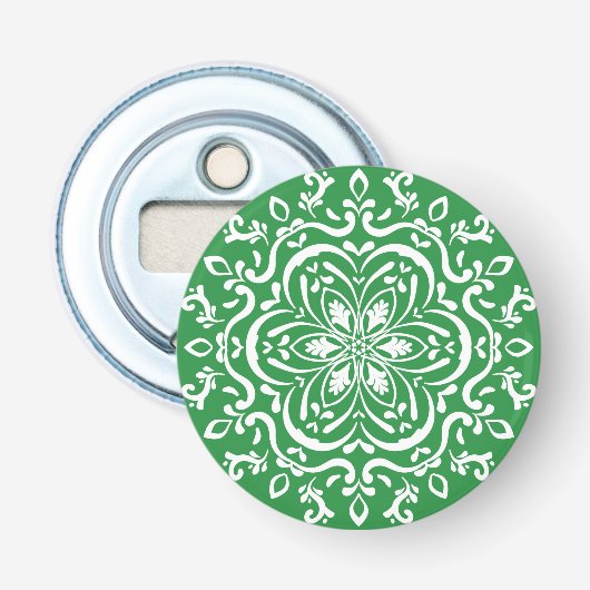 Seaweed Mandala Button Flesopener (Voorkant)